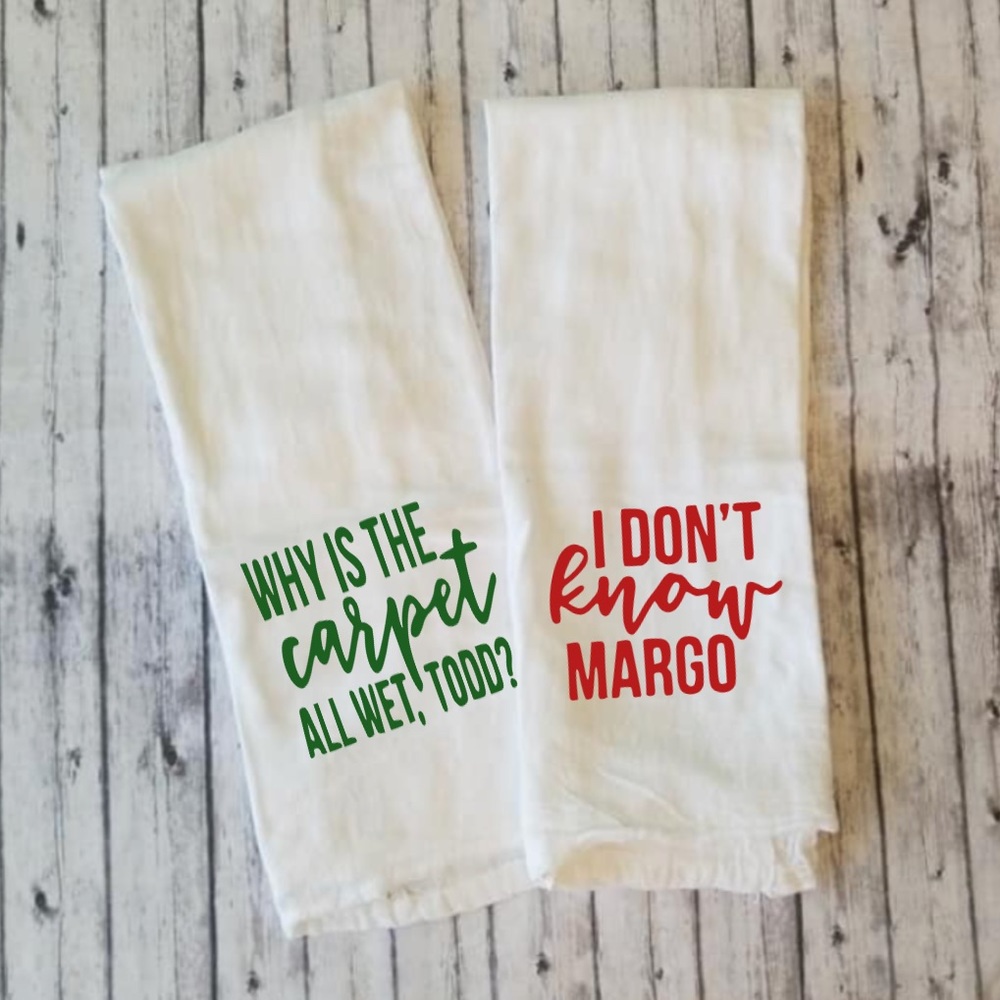 Christmas Vacation Hand towels